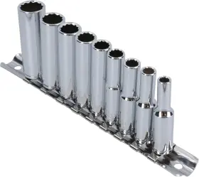 TE-072 AB TOOLS Af Sockets Drive Imperial Double Set