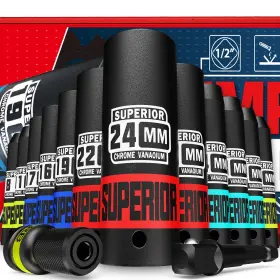 B0D2B6SQLC AIOURX Drive Impact Socket Set