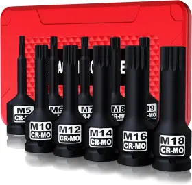 UST120 AIOURX Drive Master Impact Xzn Bit Socket Set