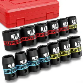 UST291 AIOURX Drive Impact Socket Set Shallow UST291 AIOURX Drive Impact Socket Set Shallow
