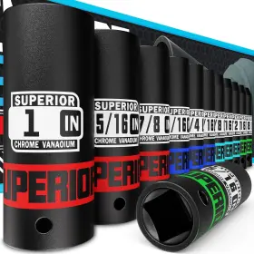 UST299 AIOURX Drive Impact Socket Set Apos