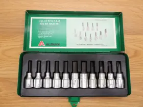 430-T-12 ALLTRADE Drive Hex Bit Socket Set Triple