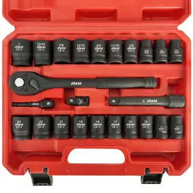 8220 AMM Drive Master Impact Socket Set Shallow Standard