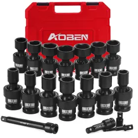 B0C6DN8Z2Q AOBEN Drive Shallow Impact Socket Set Swivel