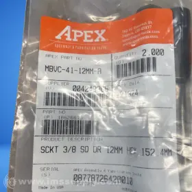 MBVC-41-12MM-A APEX Hex Socket Fnfp