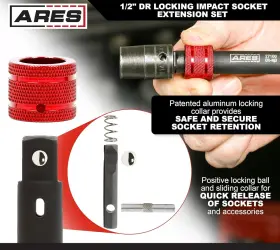 27098 ARES Drive Locking Impact Socket #3