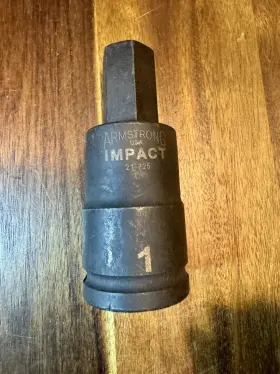 21-725 ARMSTRONG Drive Impact Hex Bit Socket