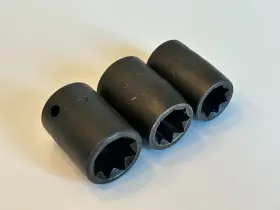 4-820 ARMSTRONG Point Double Square Impact Socket Set