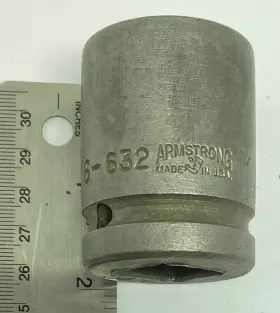 6-632 ARMSTRONG Armaloy Drive Impact Socket Nyc #2