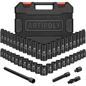 ARTIPOLY001 ARTIPOLY Impact Socket Set Shallow Standa