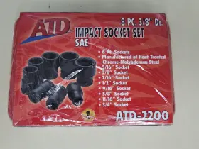 ATD-2200 ATD Drive Impact Socket Set