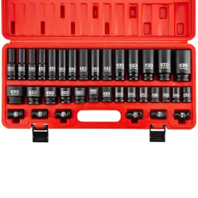 B0DZNQXC93 ATOOLMIC Spuare Drive Impact Socket Setmetric B0DZNQXC93 ATOOLMIC Spuare Drive Impact Socket Setmetric