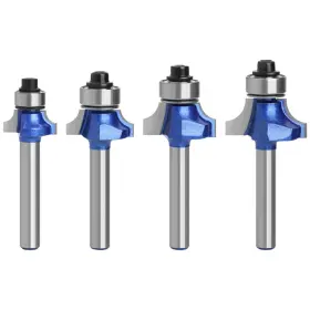 RRBS14S1JC70 BENESOON Roundover Router Bit Set Shank Cutt