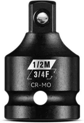 34F-12M BLACKROBOT Impact Socket Adapter Steel Exceeds Ansi