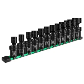 35012 BLACKROBOT Drive Shallow Impact Socket Set Point
