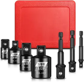 53507 BLACKROBOT Impact Socket Adapter Set Drive