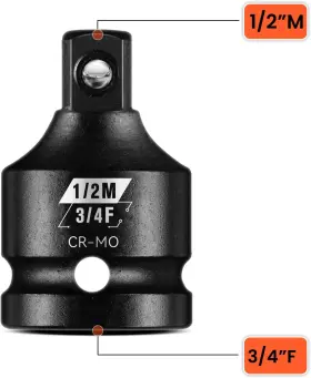 711181899443 BLACKROBOT Impact Socket Adapter Steel Exceeds #3
