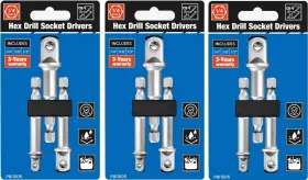 PB11505 BLACKROBOT Impact Socket Adapter Set Drive