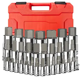 PBX53534 BLACKROBOT Hex Bit Socket Set Drive Si