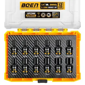 147012 BOEN Drive Impact Swivel Socket Set
