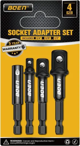 31004P BOEN Impact Socket Adapter Magnetic Bit Holder
