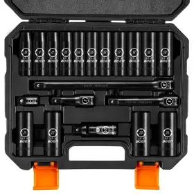 B09FFD22H6 BOEN Impact Socket Set Steel