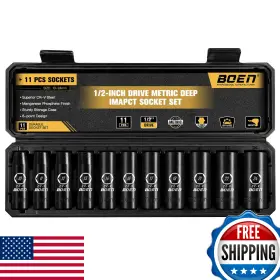 B0BVHNPFGY BOEN Drive Impact Socket Set