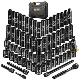 B0CY56Y9RR BOEN Drive Impact Socket Set Standard