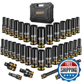 B0DZXMJSWQ BOEN Drive Impact Socket Set
