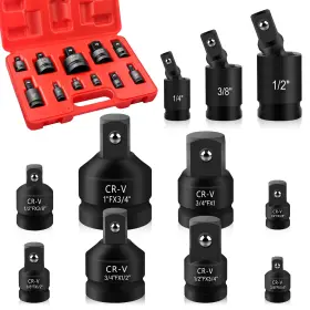 768383101287 BORNPYE Impact Socket Adapter Reducer Set