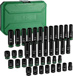 SK01525 Sk Drive Impact Socket Set Shallow