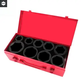TT1M9 Drive Impact Socket Set
