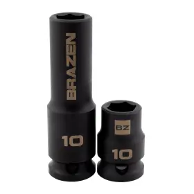 I10-2M BRAZEN Bzt Impact Socket Pack Drive