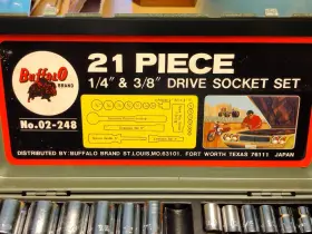 02-248 BUFFALO BRANDS Socket Set Drive #3
