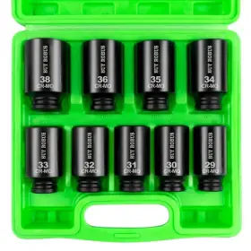 METRIC2509 BUYROBUS Drive Impact Socket Set Axle Nut