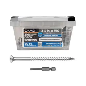 313095499483 CAMO Steel Star Drive Bugle Head Deck Screws