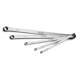 Capri Tools 445009437441 Sae 0-degree Offset Extra-long Box End Wrench Set 5-piece