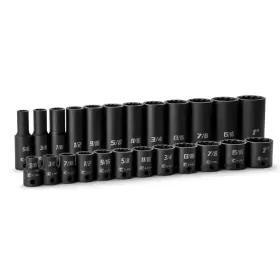 445023873805 CAPRI TOOLS Drive Shallow Impact Socket Set