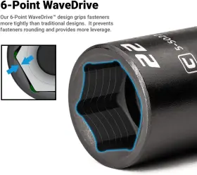 5-5210 CAPRI TOOLS Impact Socket Drive #2