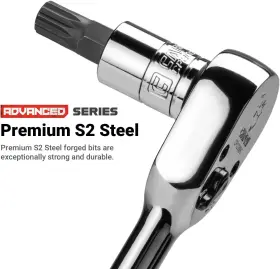 30037 CAPRI TOOLS Xzn Triple Square Bit Socket Drive #2