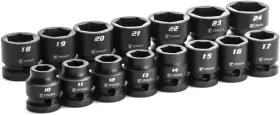 CP55400S CAPRI TOOLS Drive Stubby Impact Socket Set