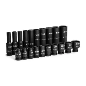 B08R81ZJGC CAPRI TOOLS Drive Master Impact Socket Set Shallow
