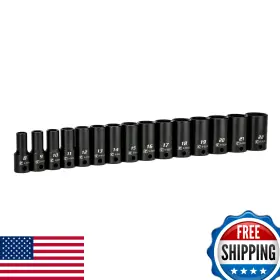 B096YSXH3C CAPRI TOOLS Drive Semi Impact Sockets Set