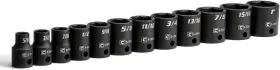 CP53000-12SS CAPRI TOOLS Drive Shallow Impact Socket Set
