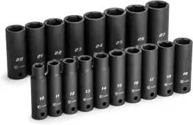 CP55000-18MD CAPRI TOOLS Drive Impact Socket Set