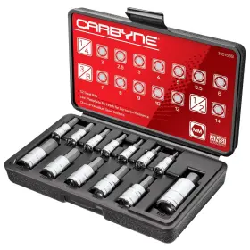 3101559 CARBYNE Hex Allen Bit Socket Set Steel
