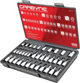 3101571 CARBYNE Hex Allen Torx Bit Socket Set Steel