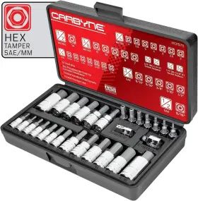 3101575 CARBYNE Tamper Hex Allen Bit Socket Set