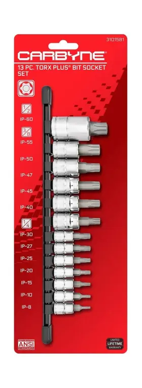 3101581 CARBYNE Torx Lobe Bit Socket Set