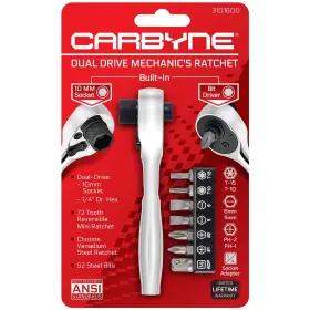 3101600 CARBYNE Dual Drive Mechanics Ratchet Socket Bit
